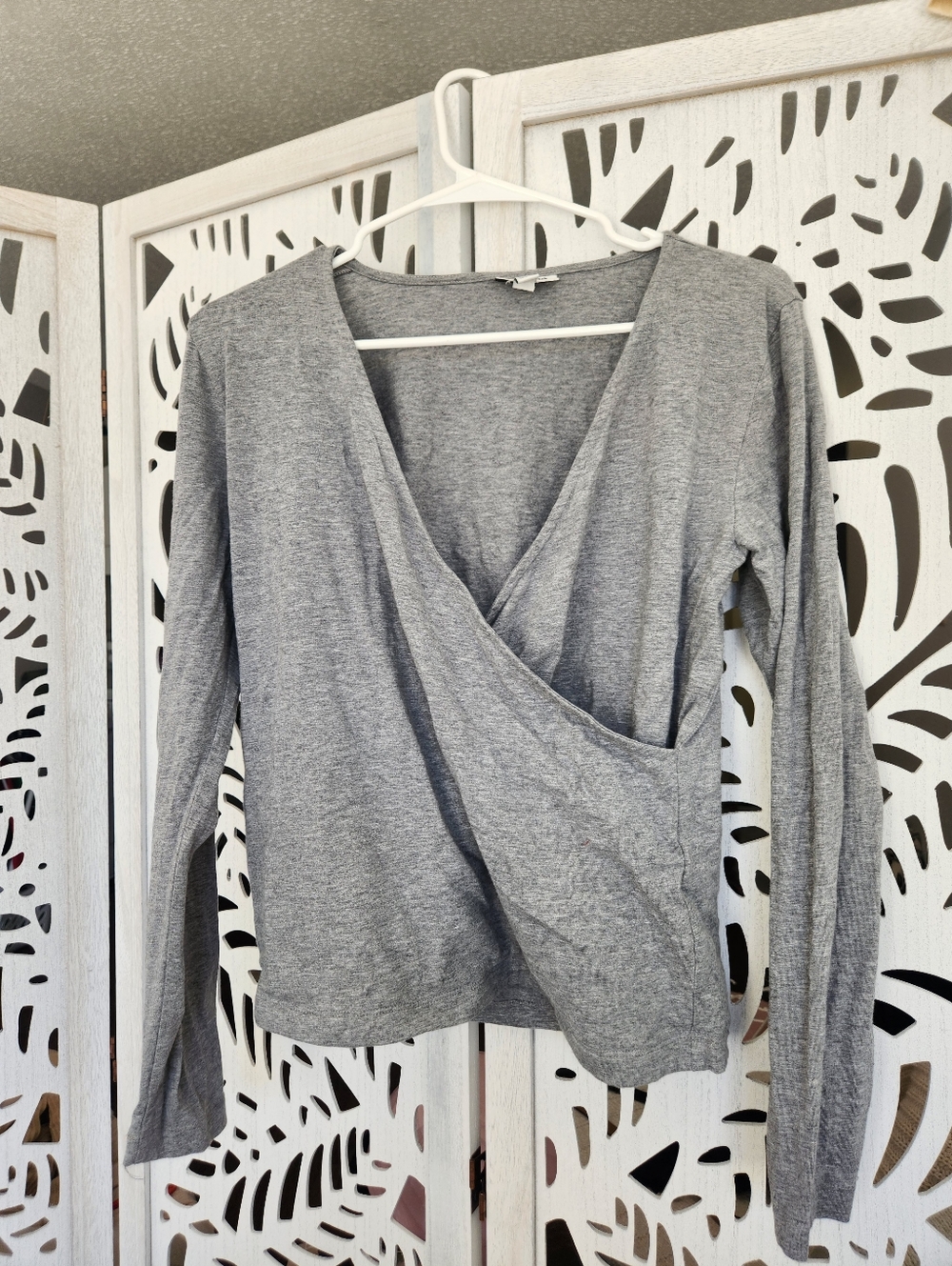 Frank And Oak Wrap-Style Top - Size XL